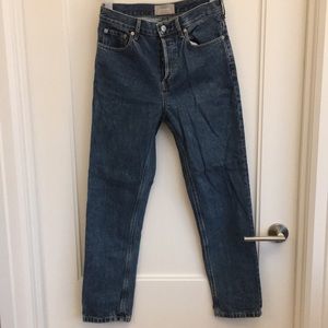Everlane High Rise Cheeky Straight Jean Button Fly